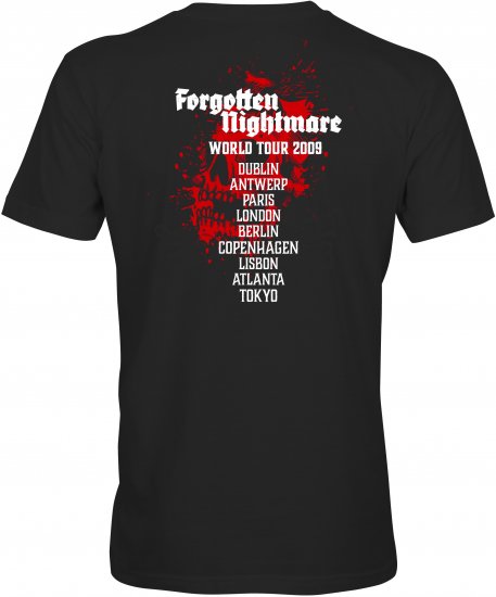 Motley Denim Stanton T-Shirt Black - Koszulki - T-shirty meskie Duże Rozmiary - 2XL-14XL