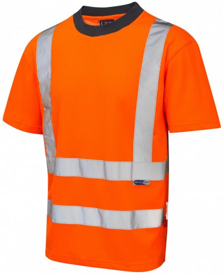 Leo Newport Comfort T-shirt Hi-Vis Orange - Odzież robocza - Odzież robocza 3XL-6XL