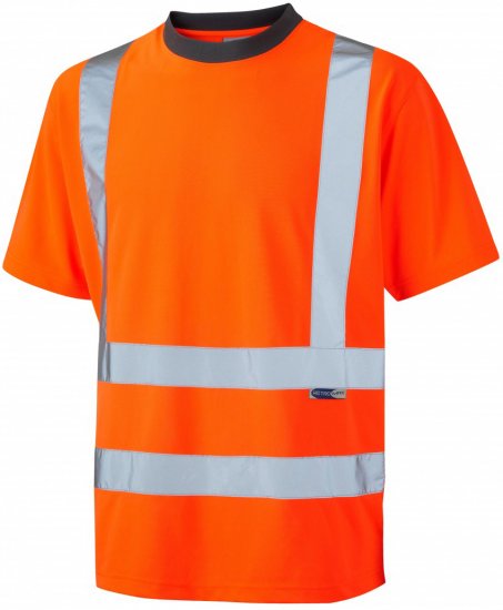 Leo Braunton Coolviz T-shirt Hi-Vis Orange - Odzież robocza - Odzież robocza 3XL-6XL