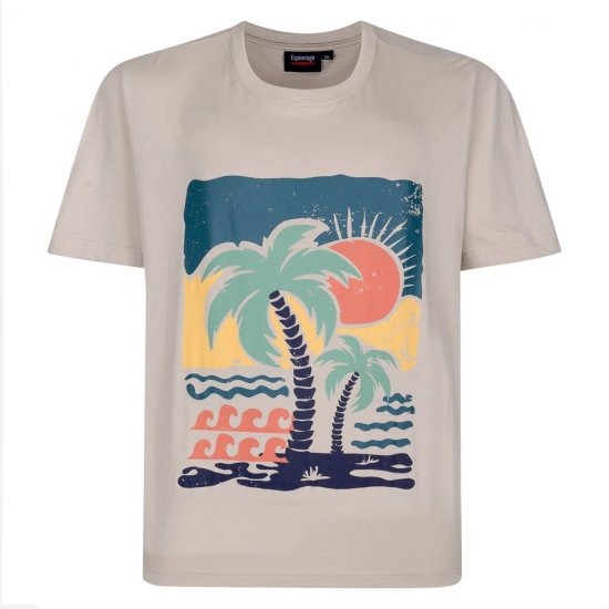 Espionage T448 Koszulki z Nadrukiem 4-Pak Mix - Koszulki - T-shirty meskie Duże Rozmiary - 2XL-14XL