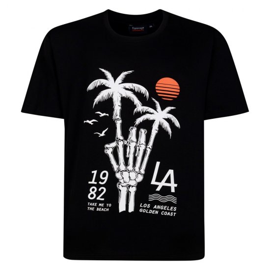 Espionage T448 Koszulki z Nadrukiem 4-Pak Mix - Koszulki - T-shirty meskie Duże Rozmiary - 2XL-14XL