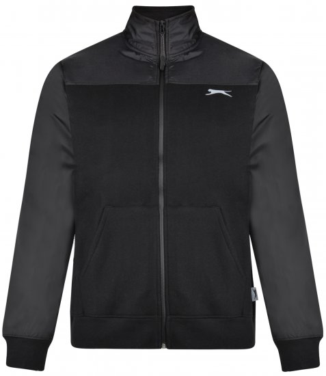 Slazenger Tatum Funnel Neck Black - Bluzy & bluzy z kapturem - Bluzy & Bluzy z kapturem 2XL-12XL