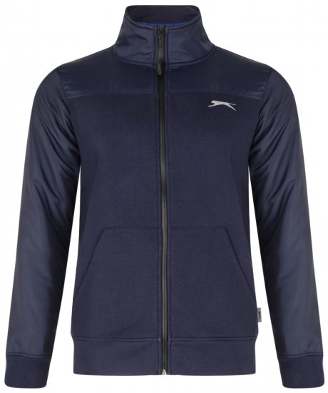 Slazenger Tatum Funnel Neck Navy - Bluzy & bluzy z kapturem - Bluzy & Bluzy z kapturem 2XL-12XL