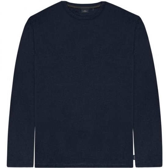 Double Outfitters TS-9170 Long Sleeve T-Shirt Navy - Koszulki - T-shirty meskie Duże Rozmiary - 2XL-14XL