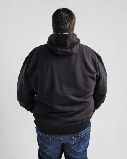 Motley Denim Riga Hoodie Black - Bluzy & bluzy z kapturem - Bluzy & Bluzy z kapturem 2XL-12XL