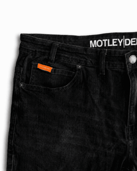 Motley Denim Soho 5-Pocket Jeans Black - Dżinsy & spodnie - Dżinsy i Spodnie - W40-W70