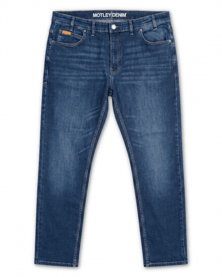 Motley Denim Soho 5-Pocket Jeans Mid Wash - Dżinsy & spodnie - Dżinsy i Spodnie - W40-W70