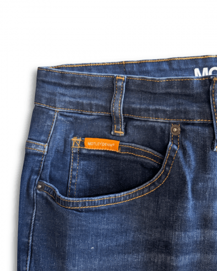 Motley Denim Soho 5-Pocket Jeans Mid Wash - Dżinsy & spodnie - Dżinsy i Spodnie - W40-W70