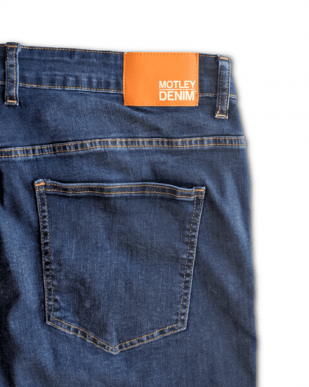 Motley Denim Soho 5-Pocket Jeans Mid Wash - Dżinsy & spodnie - Dżinsy i Spodnie - W40-W70