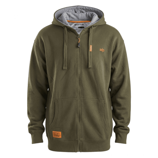 Motley Denim Copenhagen Hoodie Dark Khaki - Bluzy & bluzy z kapturem - Bluzy & Bluzy z kapturem 2XL-12XL