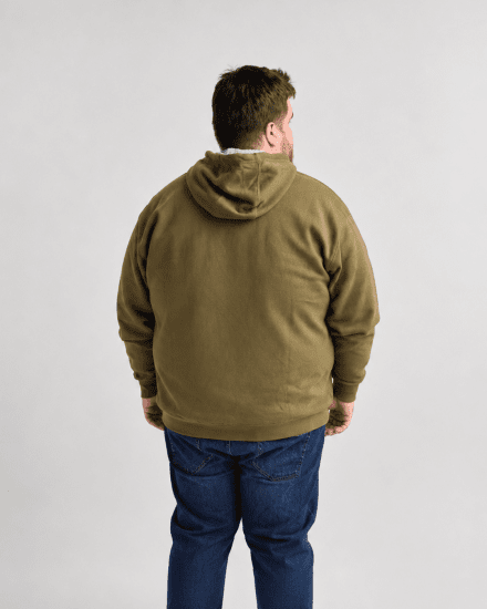 Motley Denim Copenhagen Hoodie Dark Khaki - Bluzy & bluzy z kapturem - Bluzy & Bluzy z kapturem 2XL-12XL