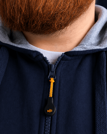 Motley Denim Copenhagen Hoodie Navy - Bluzy & bluzy z kapturem - Bluzy & Bluzy z kapturem 2XL-12XL