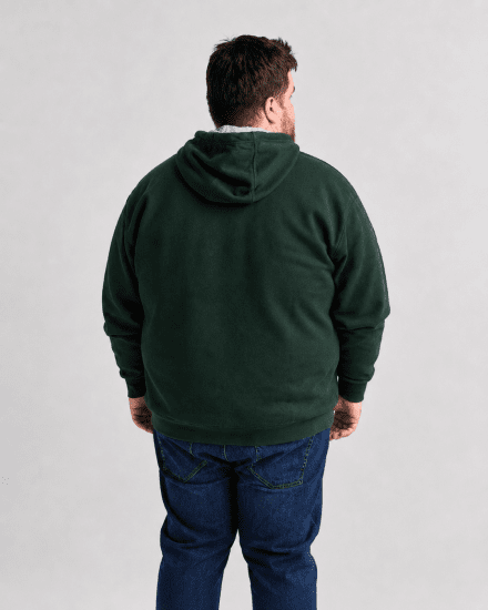 Motley Denim Copenhagen Hoodie Racing Green - Bluzy & bluzy z kapturem - Bluzy & Bluzy z kapturem 2XL-12XL