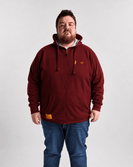 Motley Denim Copenhagen Hoodie Red - Bluzy & bluzy z kapturem - Bluzy & Bluzy z kapturem 2XL-12XL