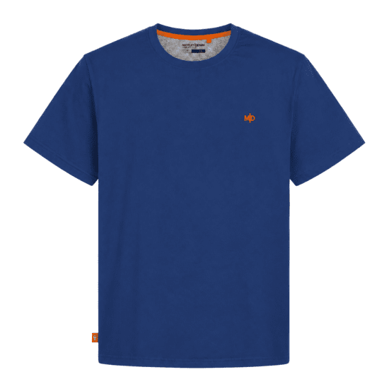 Motley Denim Stockholm T-shirt Royal Blue - Koszulki - T-shirty meskie Duże Rozmiary - 2XL-14XL