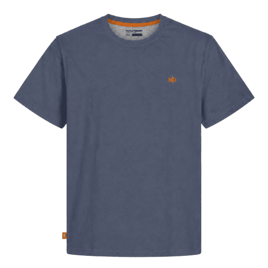 Motley Denim Stockholm T-shirt Light Indigo - Koszulki - T-shirty meskie Duże Rozmiary - 2XL-14XL