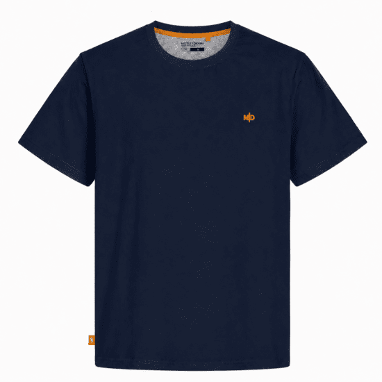 Motley Denim Stockholm T-shirt Navy - Koszulki - T-shirty meskie Duże Rozmiary - 2XL-14XL