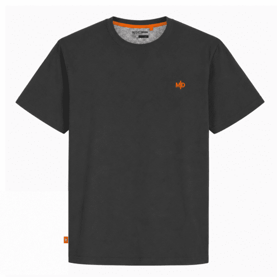 Motley Denim Stockholm T-shirt Charcoal - Koszulki - T-shirty meskie Duże Rozmiary - 2XL-14XL