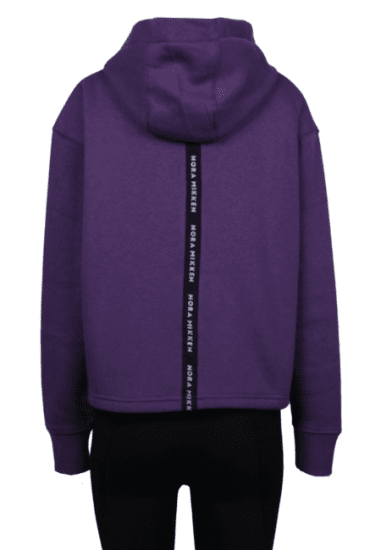 Nora Mikken GERTRUD Cropped Hoodie Purple - ODZIEŻ DAMSKA XS-XXL - 