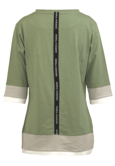 Nora Mikken ANNELI T-Shirt Green - Koszulki - 