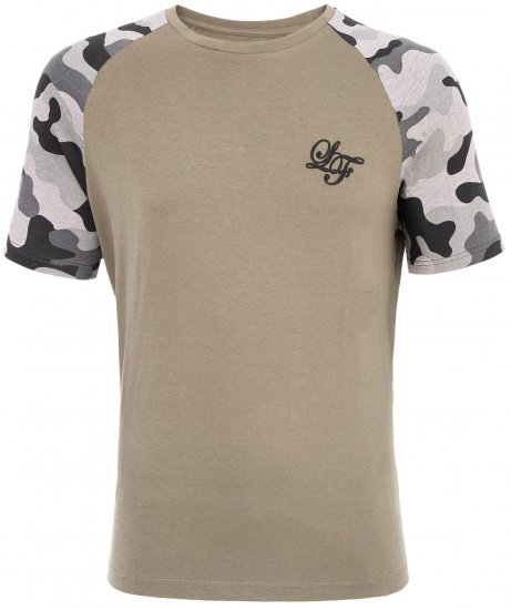Loyalty & Faith Vendor T-shirt Khaki - Koszulki - T-shirty meskie Duże Rozmiary - 2XL-14XL