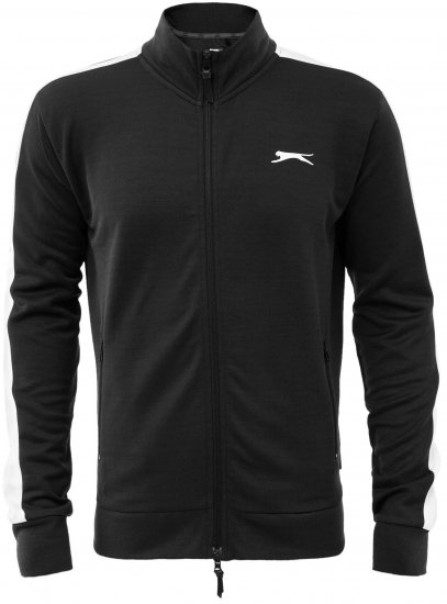 Slazenger Vince track Jacket Black - Bluzy & bluzy z kapturem - Bluzy & Bluzy z kapturem 2XL-12XL