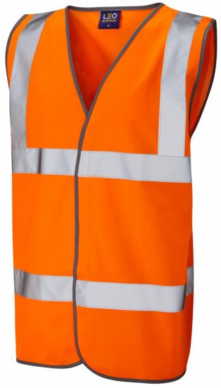 Leo Tarka Waistcoat Hi-Vis Orange - Odzież robocza - Odzież robocza 3XL-6XL