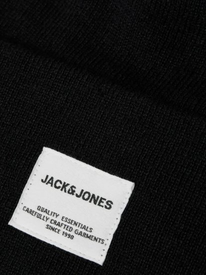 Jack & Jones Long Knit Czapka Czarna - Czapki - 
