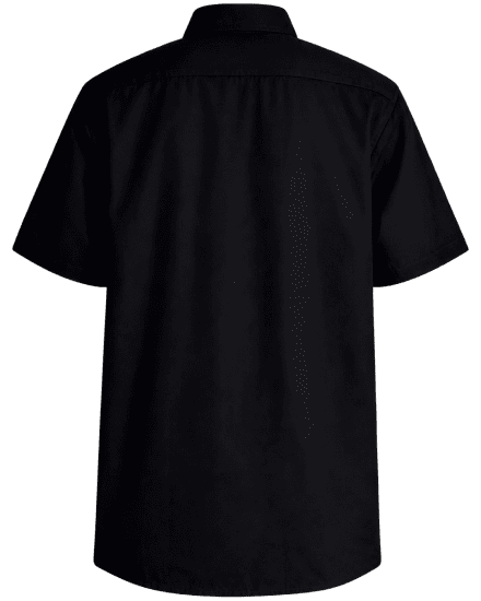 Motley Denim Zagreb Koszula z krótkim rękawem Czarny - Koszule - Koszule 2XL-10XL