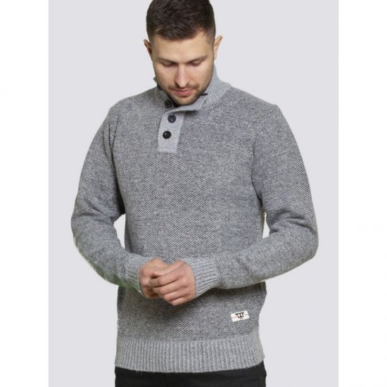 D555 Zane Sweater Grey - Bluzy & bluzy z kapturem - Bluzy & Bluzy z kapturem 2XL-12XL