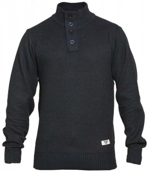 D555 Zane Sweater Navy - Bluzy & bluzy z kapturem - Bluzy & Bluzy z kapturem 2XL-12XL