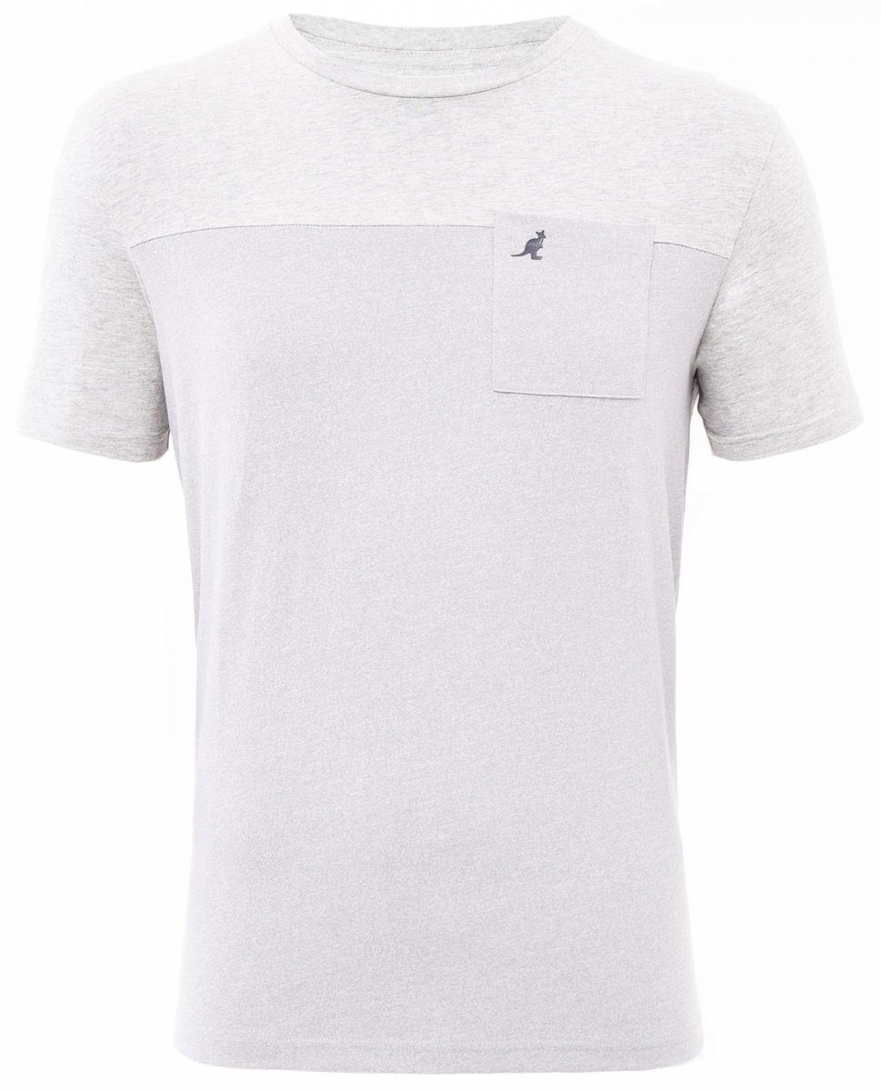 Kangol Sherwin T-shirt Grey w dużych rozmiarach - MotleyDenim.pl